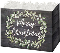 (Gift Basket) Merry Christmas Wreath - Kalamazoo Kettle Corn Company