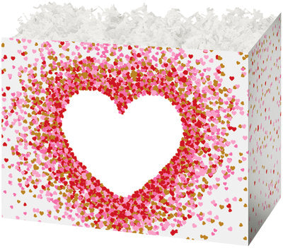 (Gift Basket S) Heart Shape Confetti - Kalamazoo Kettle Corn Company