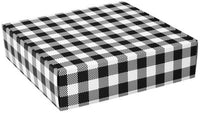 (Sample Box) Black & White Plaid - Kalamazoo Kettle Corn Company