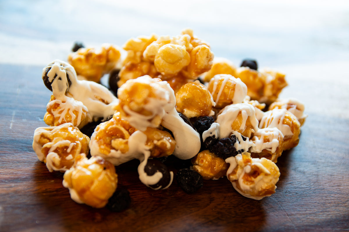 White Chocolate Blueberry Kalamazoo Kettle Corn