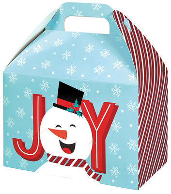 Joyful Snowman Gable Box - Kalamazoo Kettle Corn Company